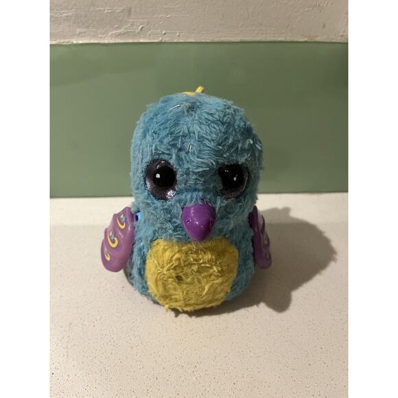 Hatchimals Penguin Penguala Interactive Purple/Blue/Yellow WORKS (no egg) 5” - Picture 1 of 6
